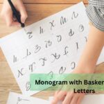 Monogram with Baskerville Bol 3 Letters