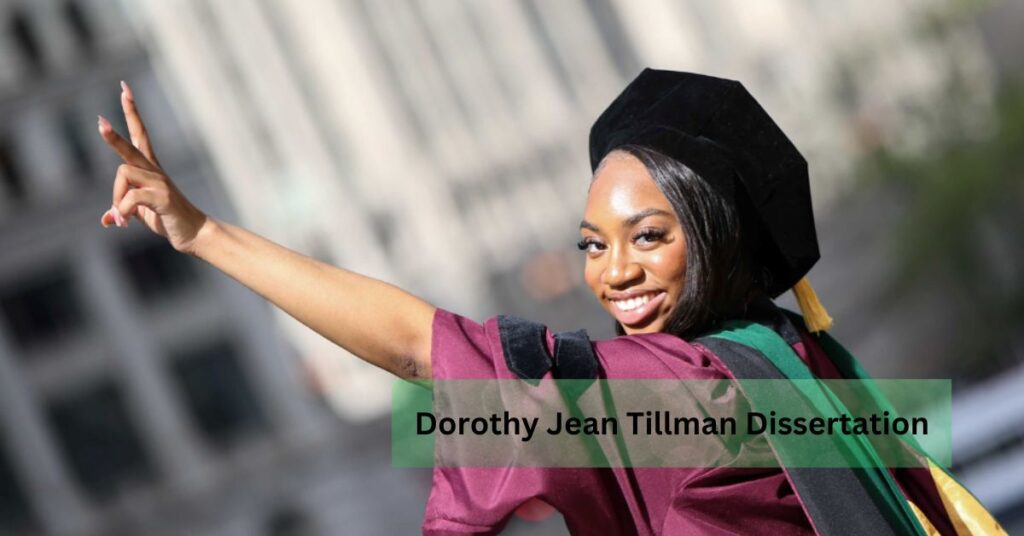 Dorothy Jean Tillman Dissertation