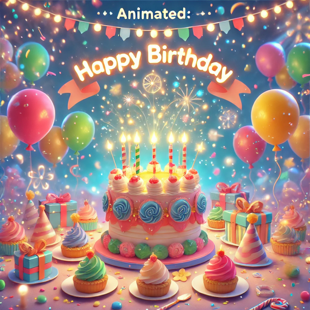 Types of Animated:xqhhhbn4nc8= Happy Birthday Gif